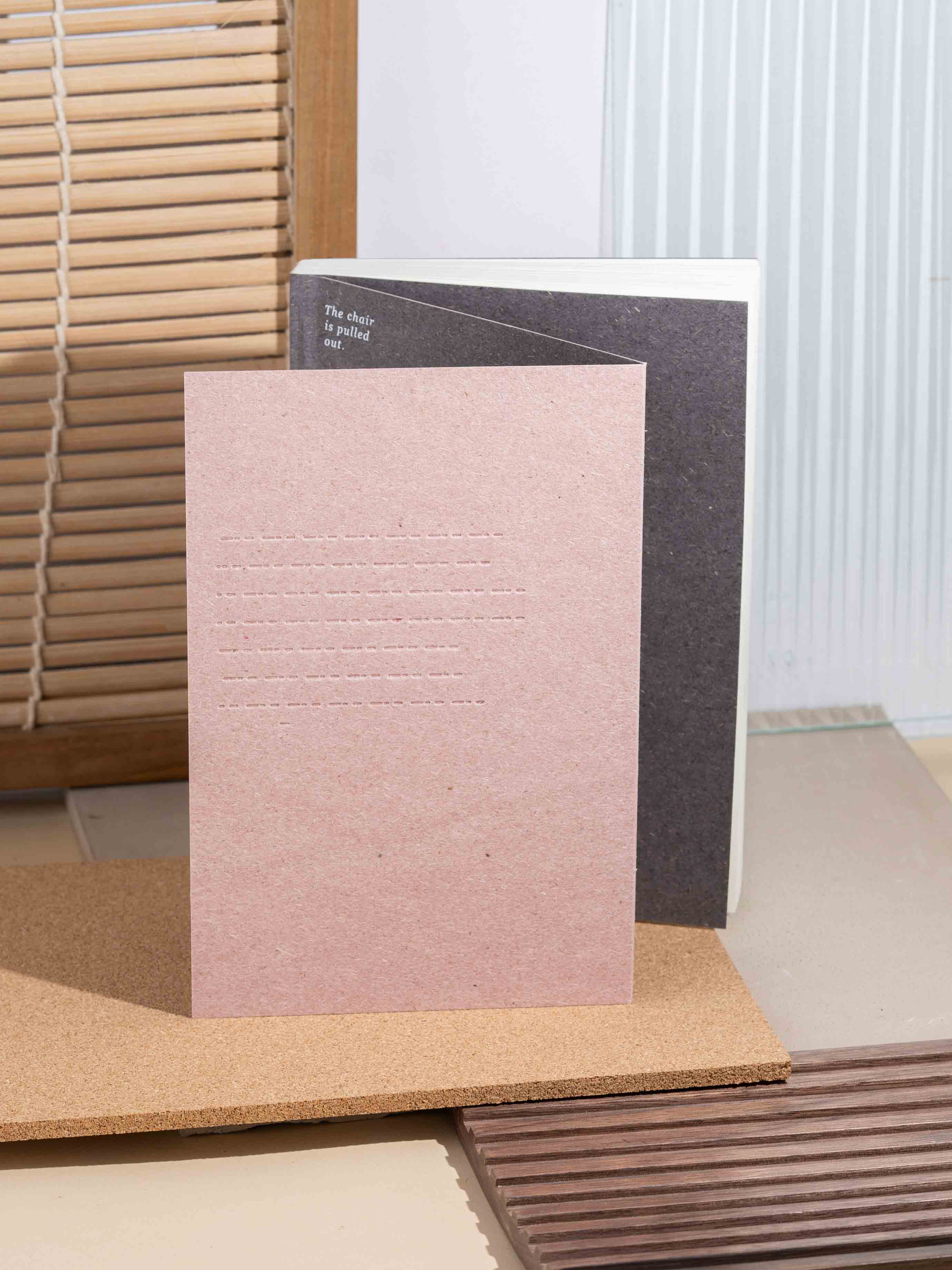 Debossed Cover Blank Notebook