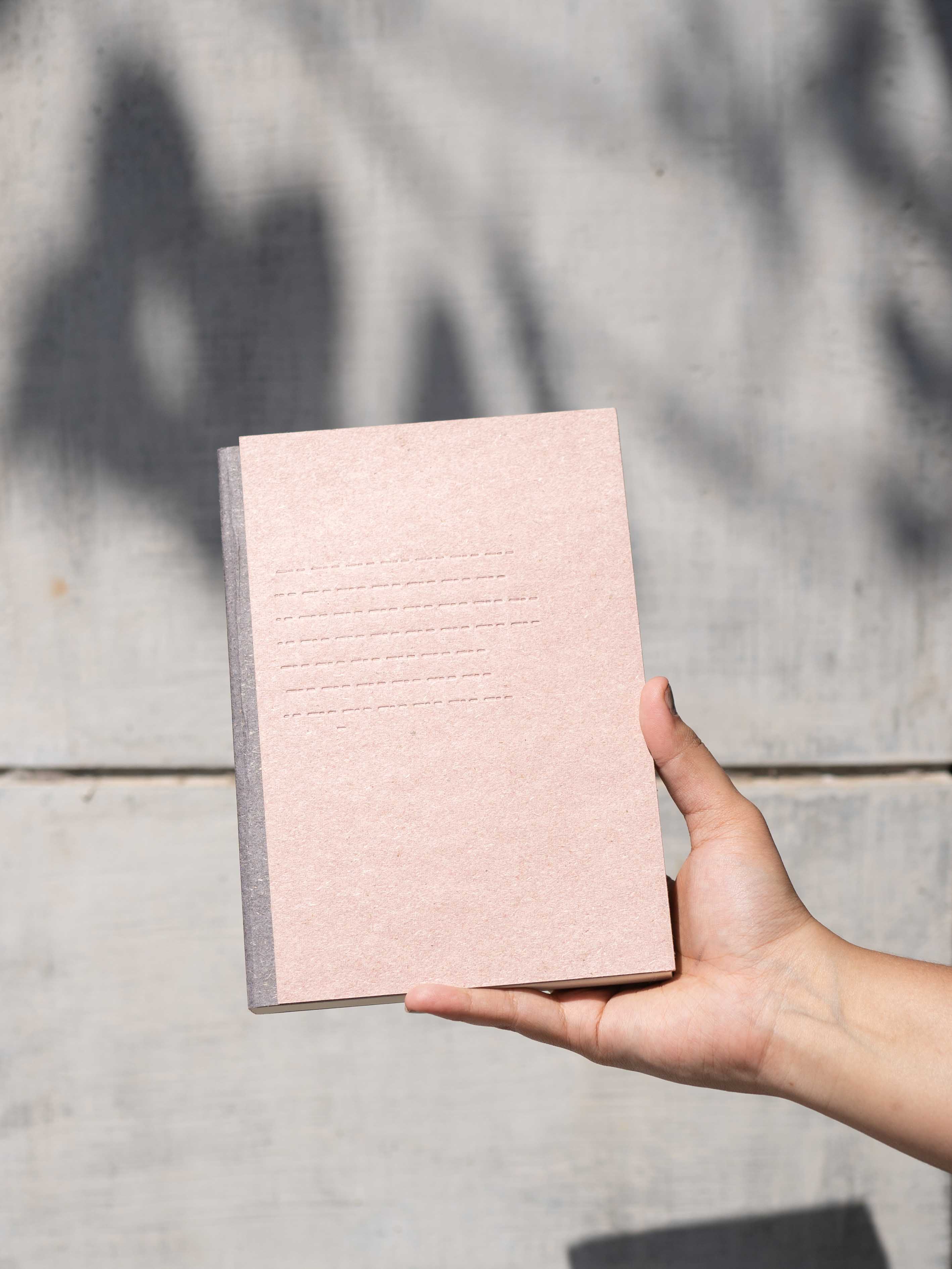 Debossed Cover Blank Notebook