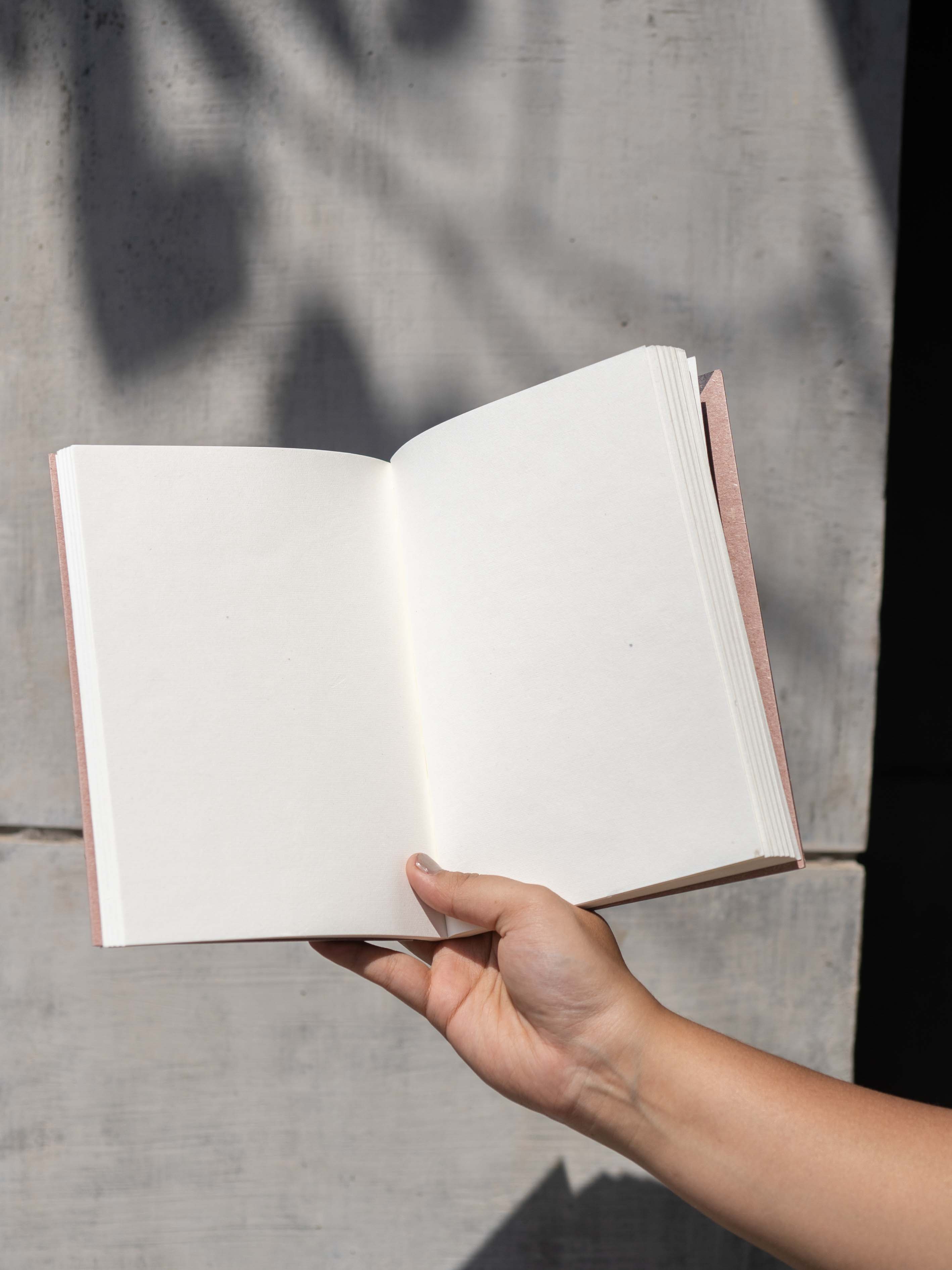 Debossed Cover Blank Notebook