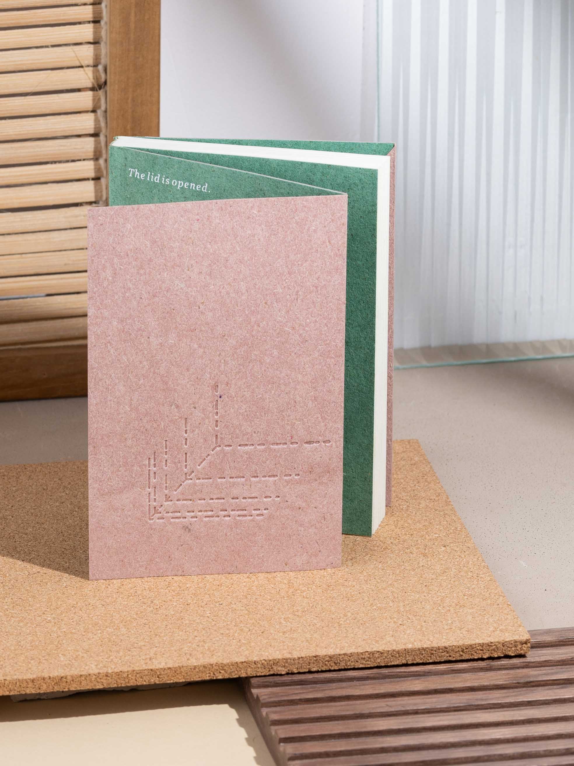 Debossed Cover Blank Notebook
