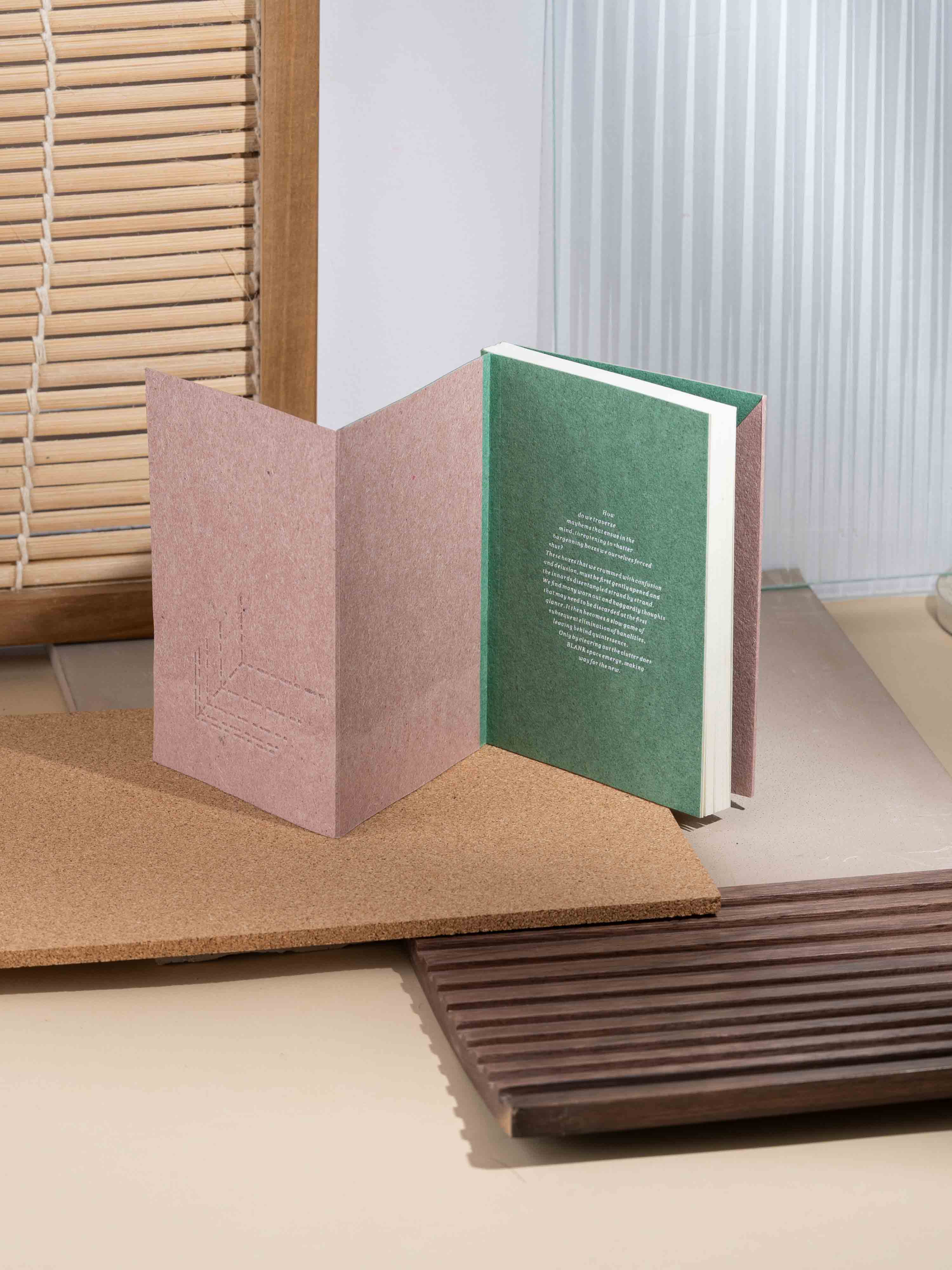 Debossed Cover Blank Notebook