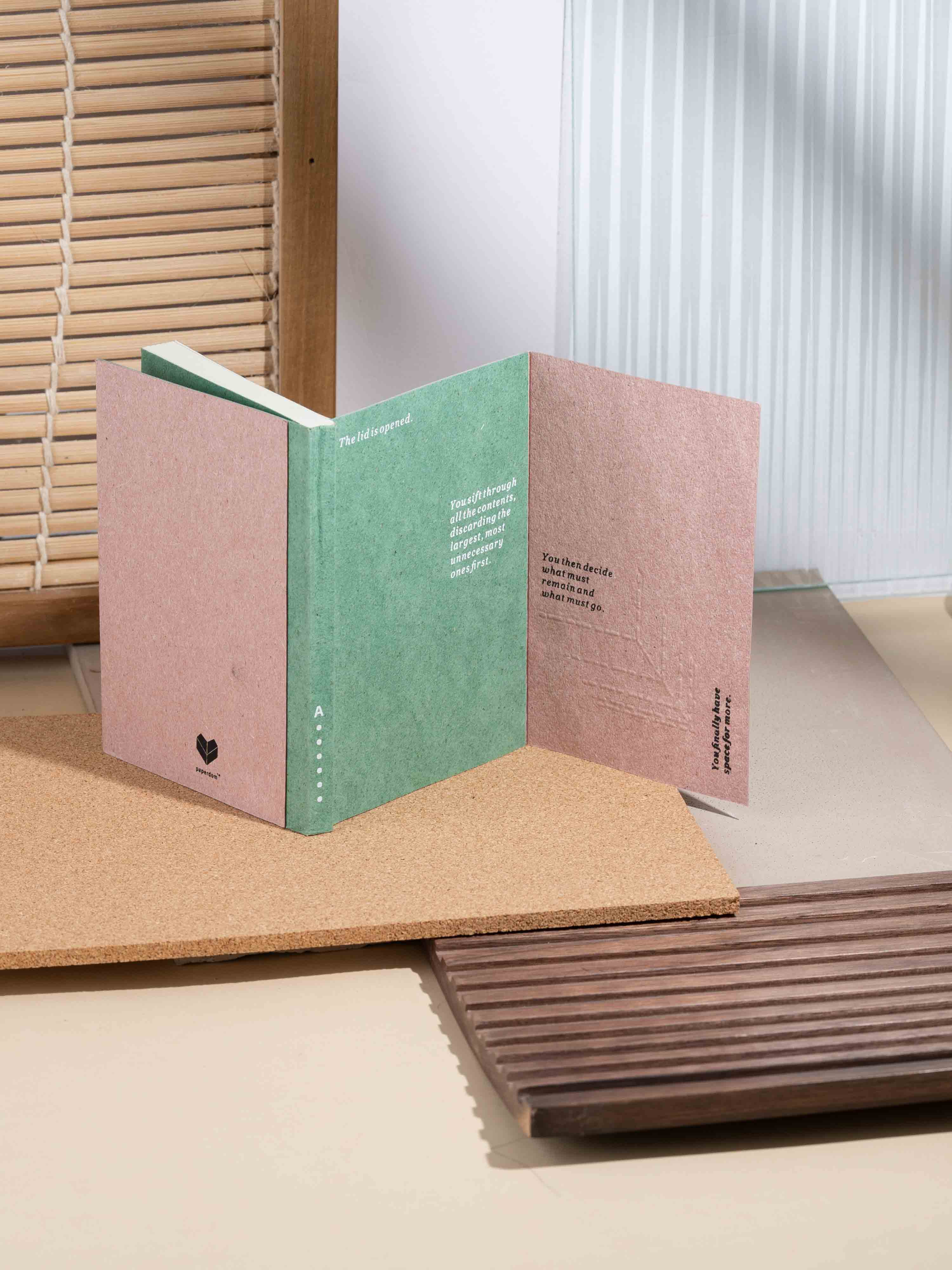 Debossed Cover Blank Notebook