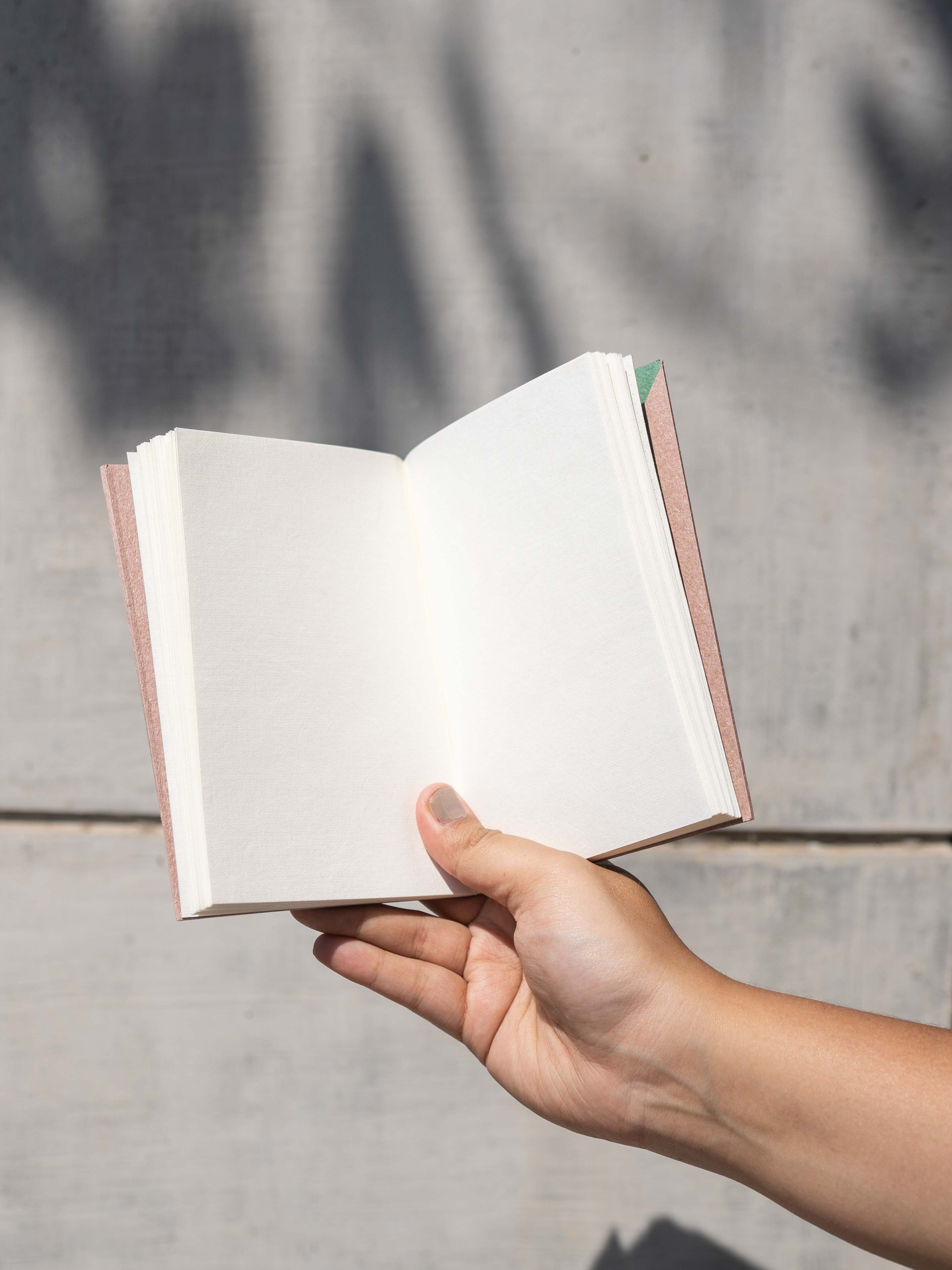Debossed Cover Blank Notebook
