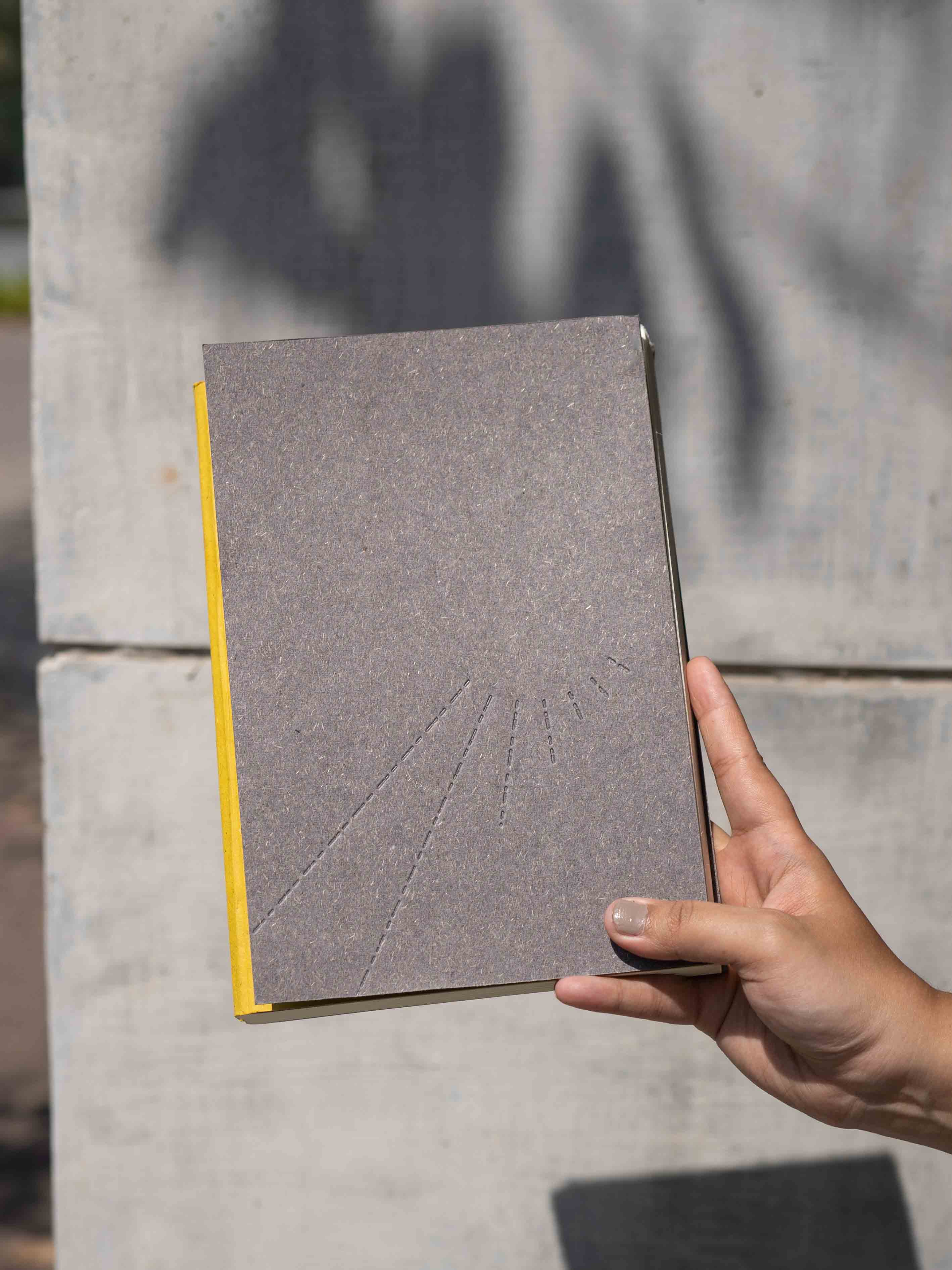 Debossed Cover Blank Notebook