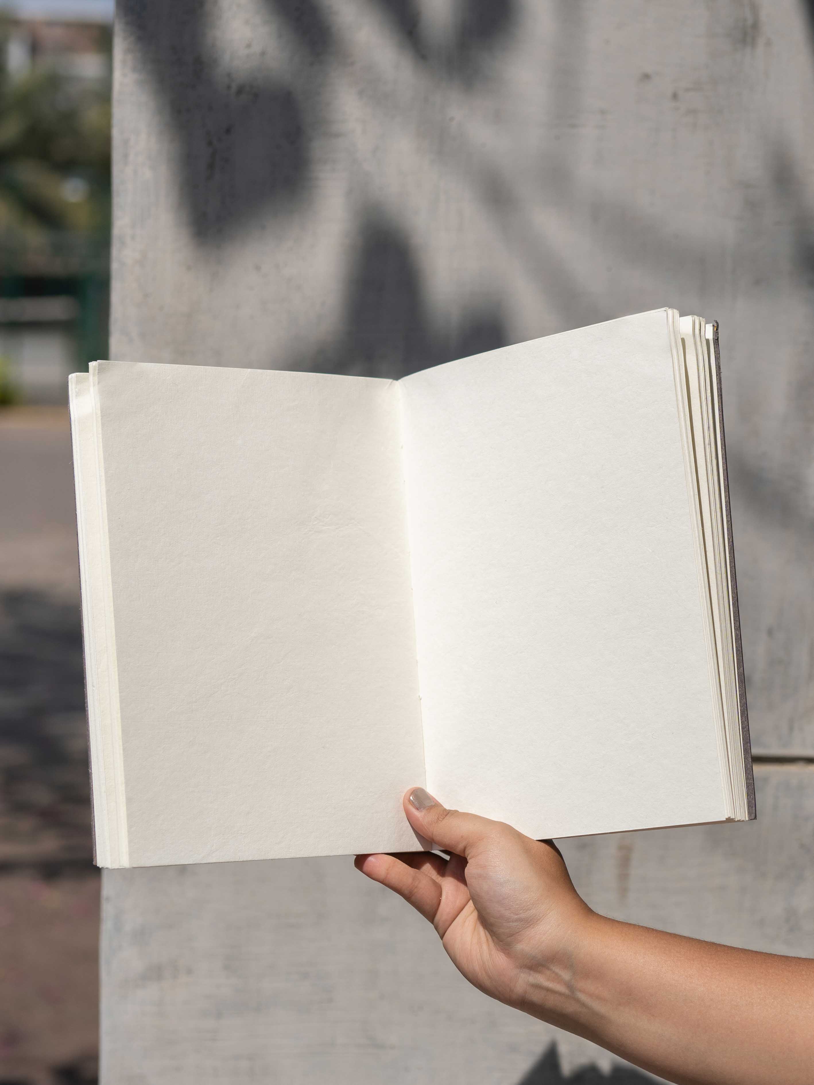 Debossed Cover Blank Notebook