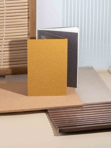 Debossed Cover Blank Notebook - B6