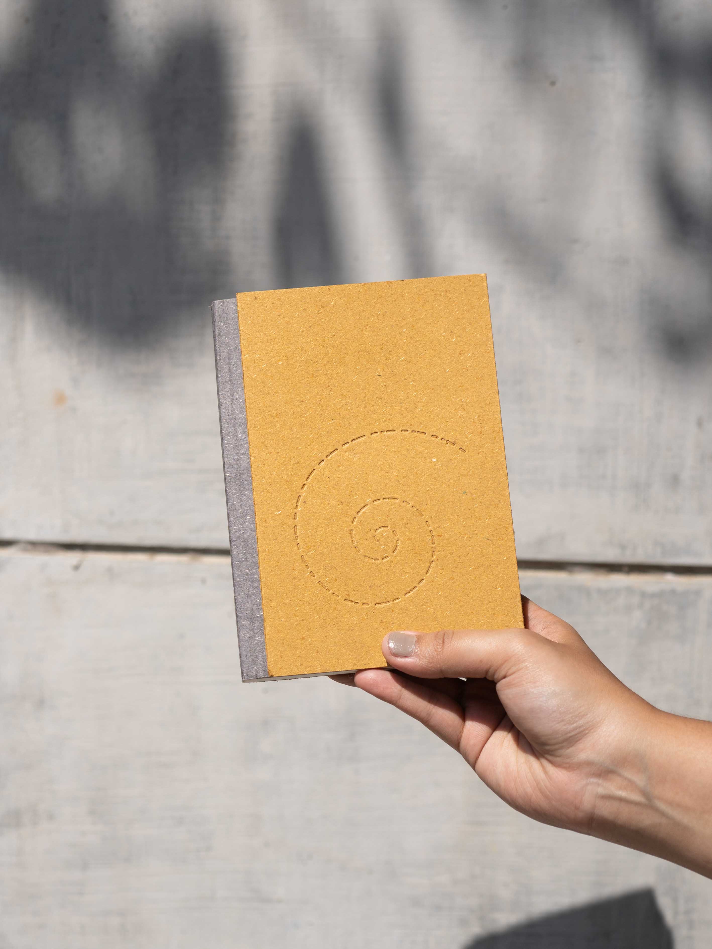 Debossed Cover Blank Notebook