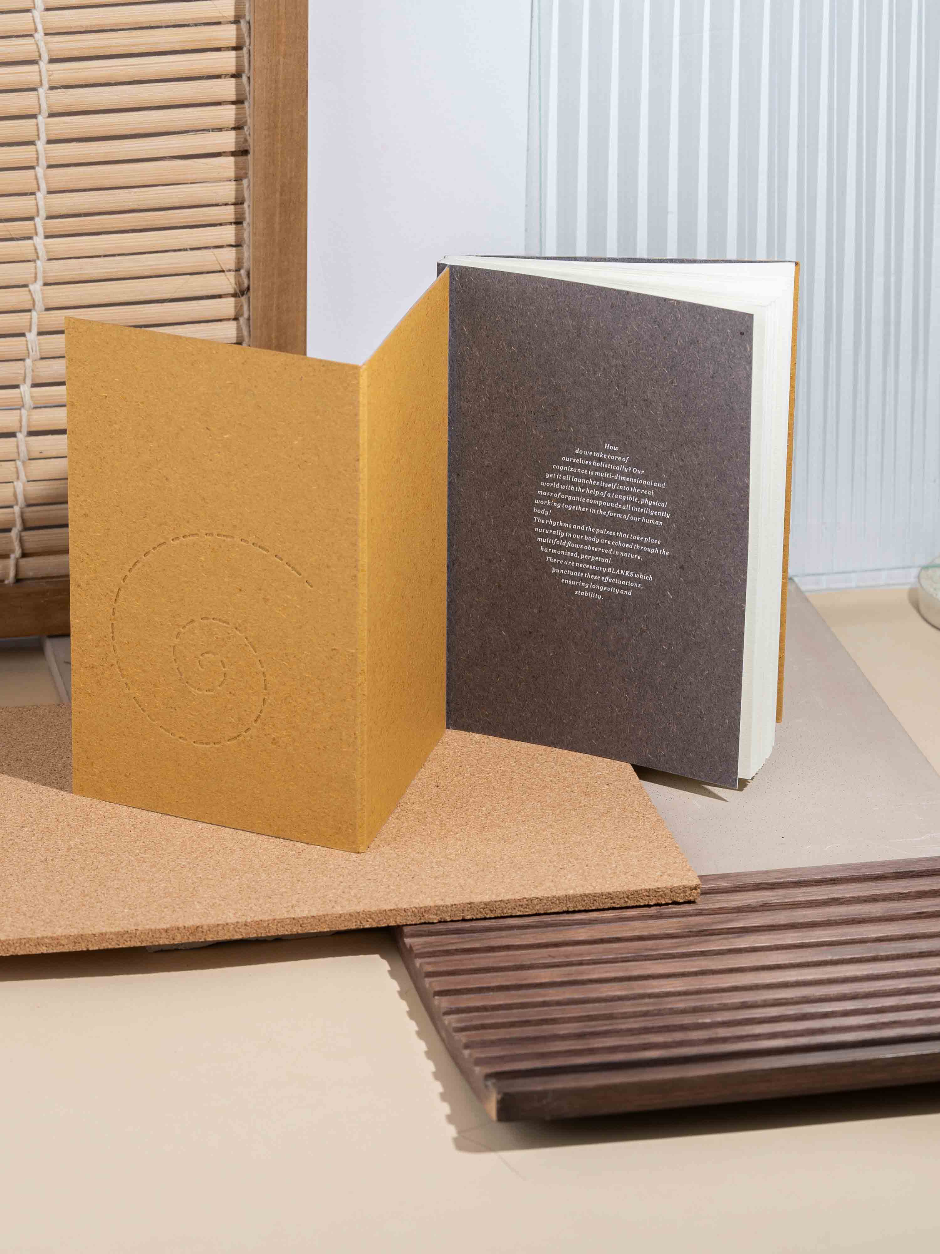 Debossed Cover Blank Notebook