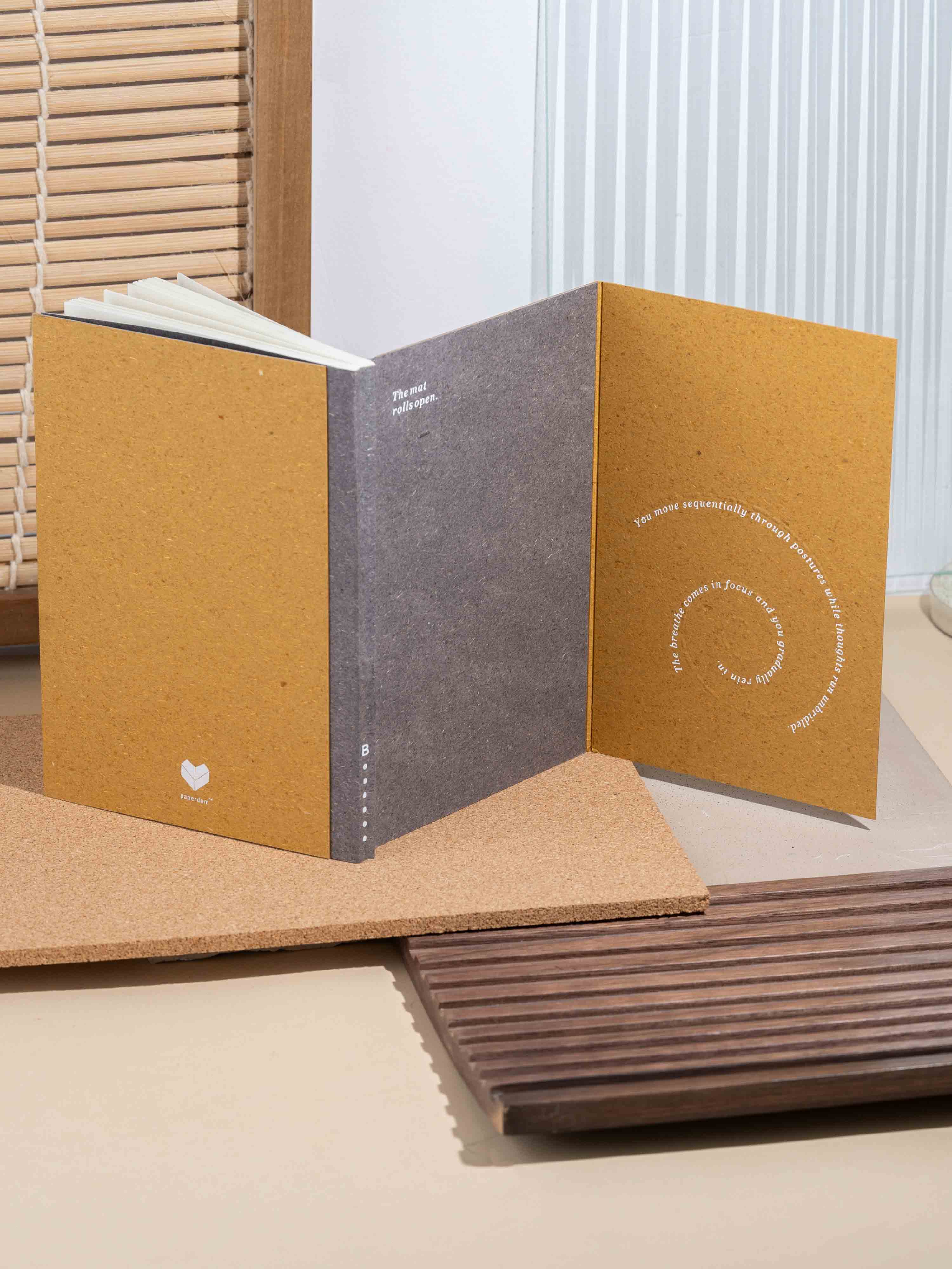 Debossed Cover Blank Notebook