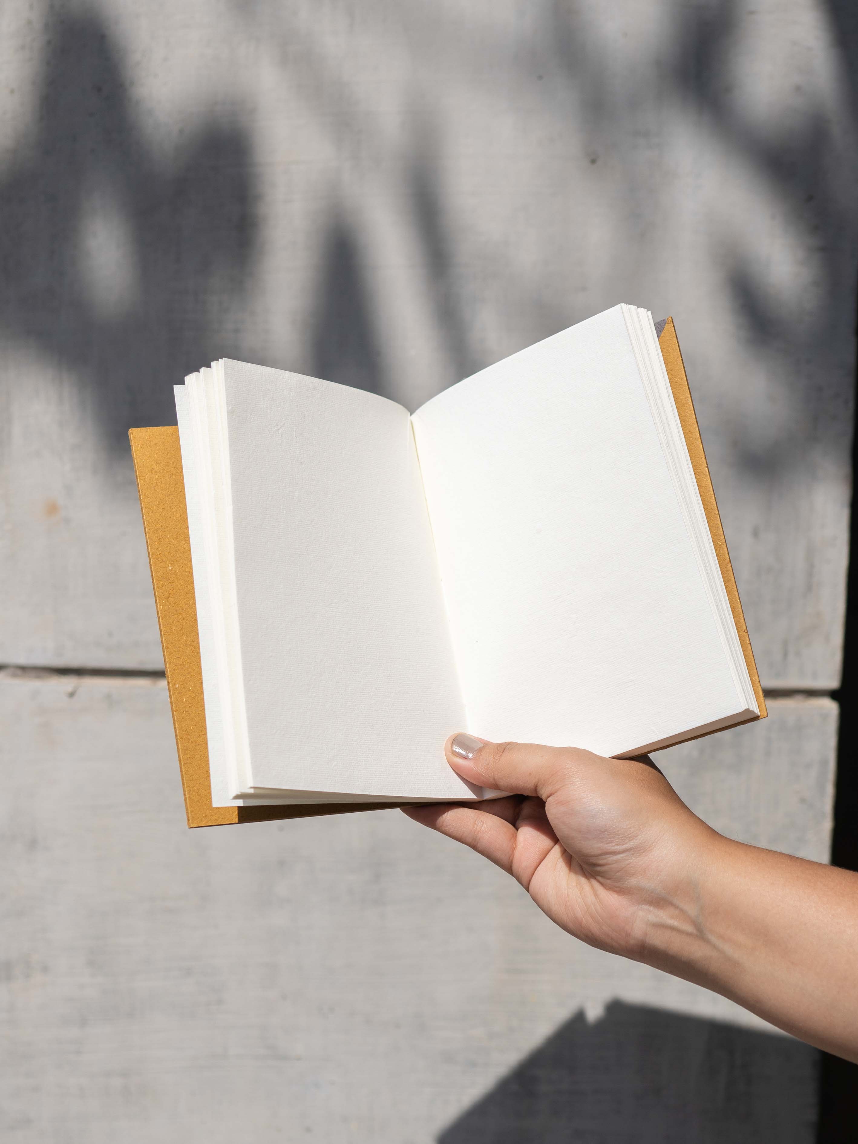Debossed Cover Blank Notebook