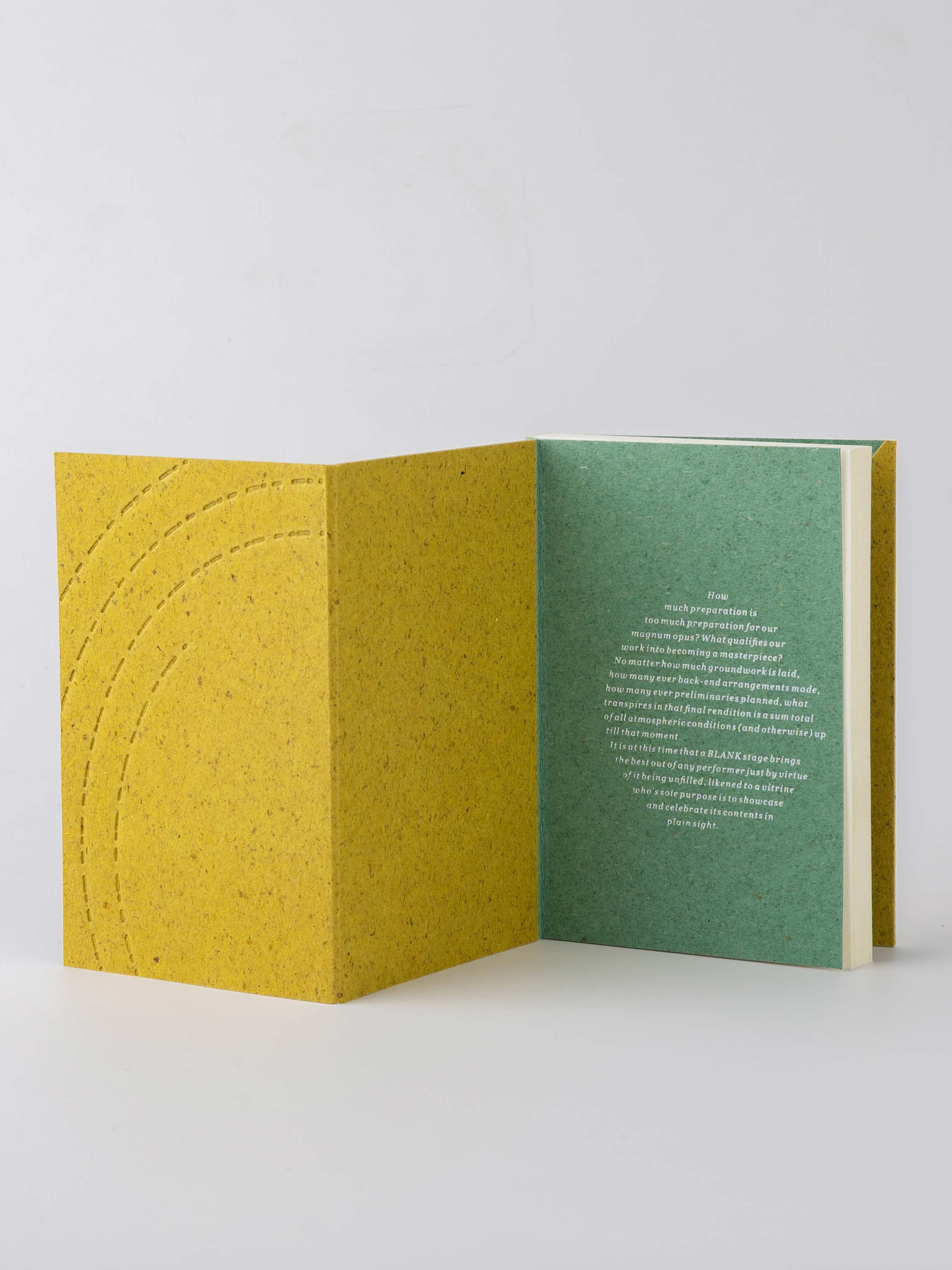 Debossed Cover Blank Notebook