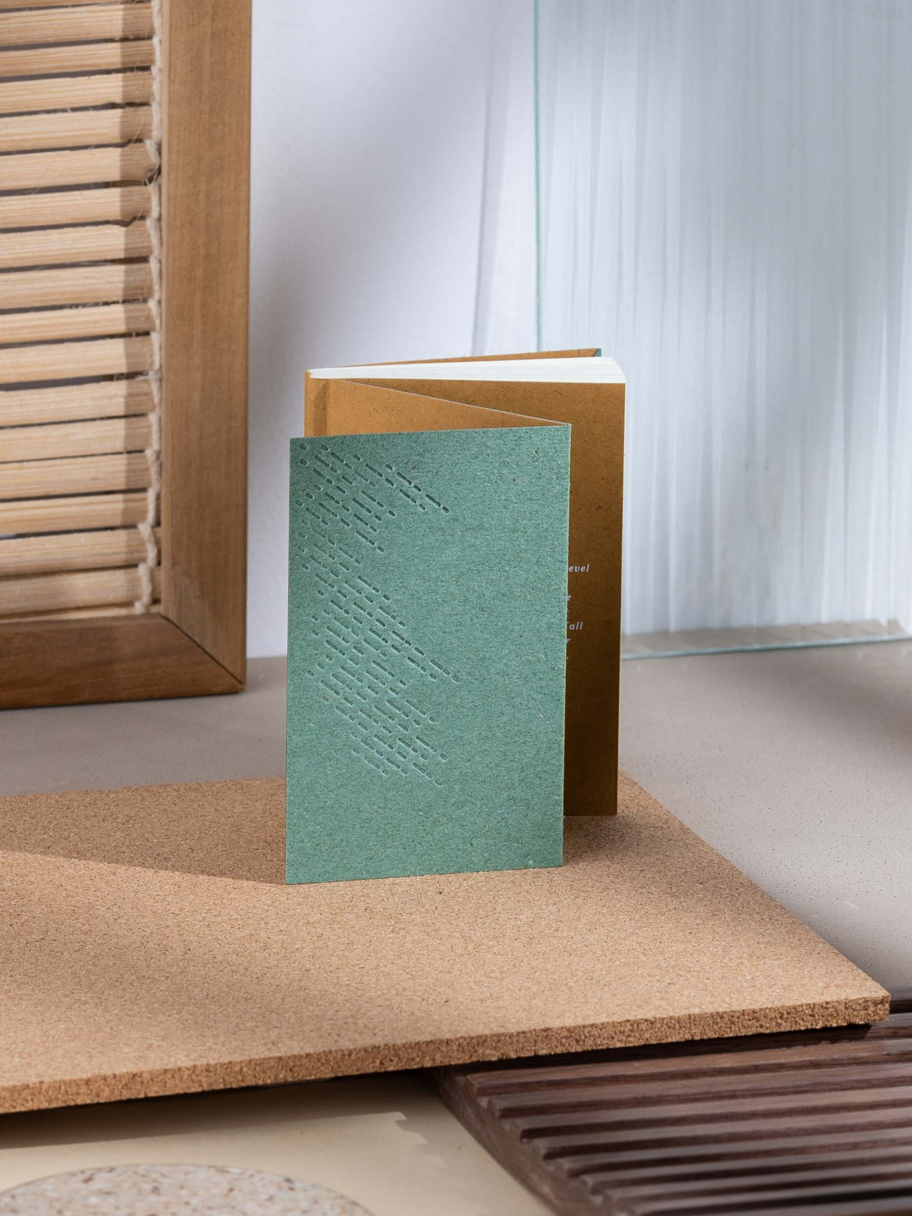 Debossed Cover Blank Notebook