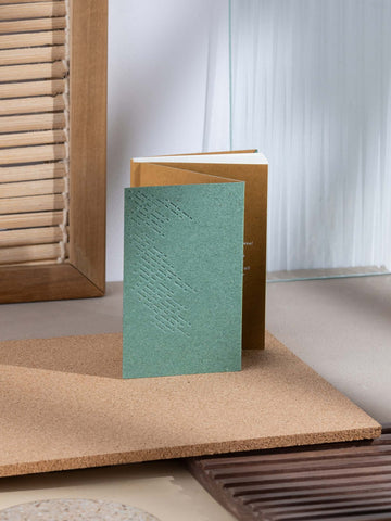 Debossed Cover Blank Notebook