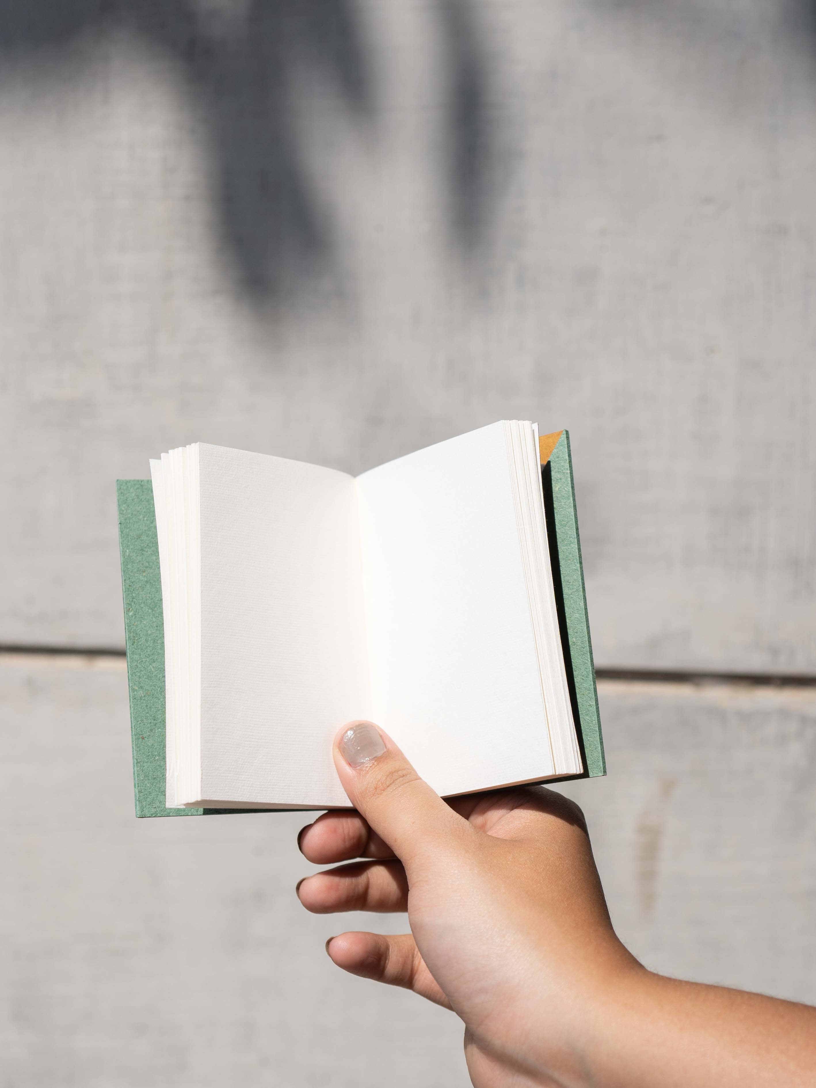 Debossed Cover Blank Notebook