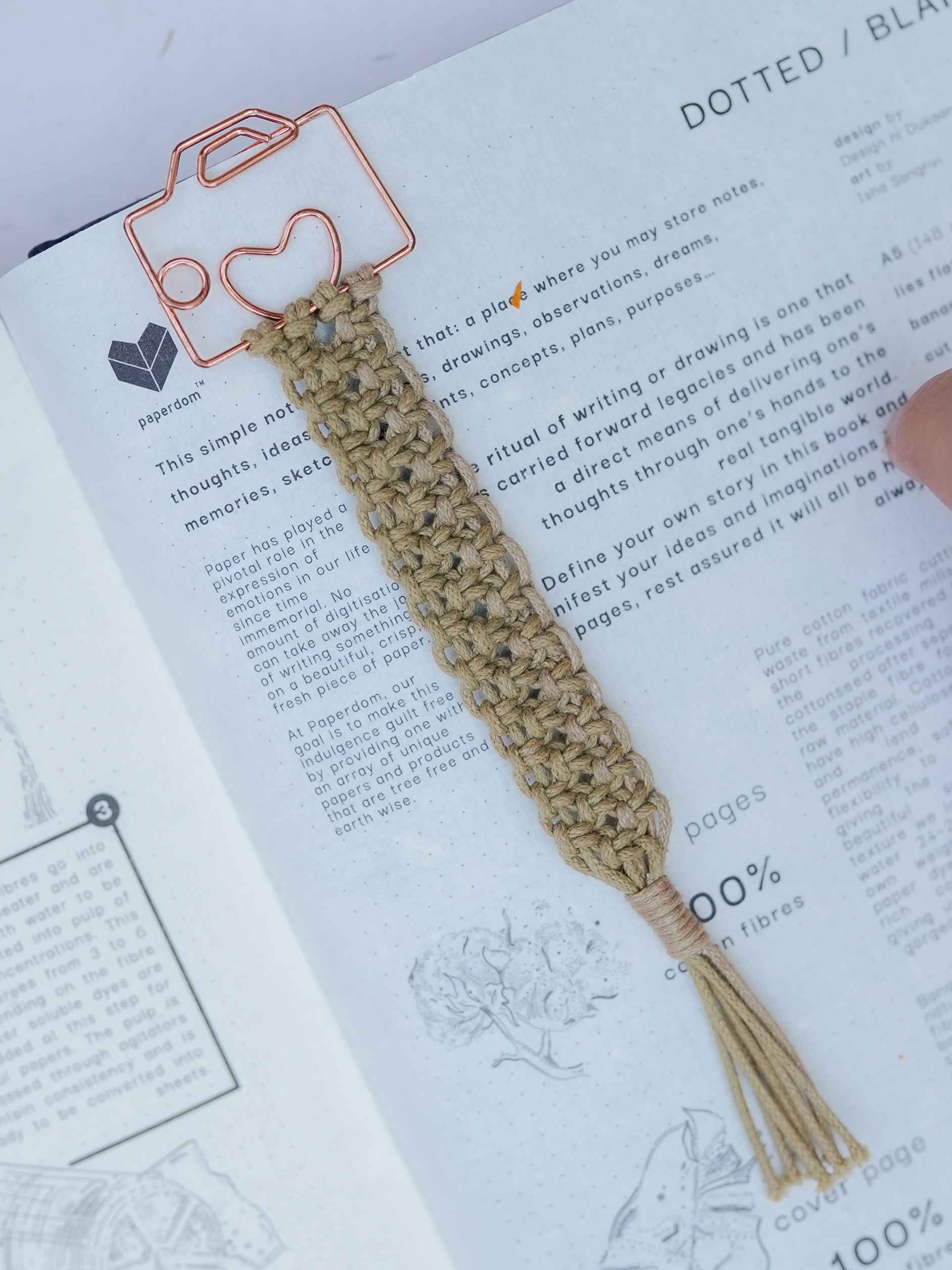 Macramé Bookmark